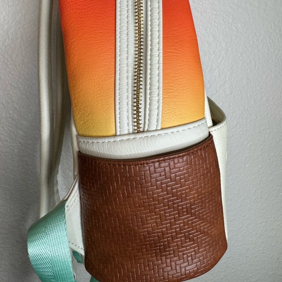 Disney Loungefly Mickey & Minnie Summer At The Beach Mini Backpack - Picture 10 of 11